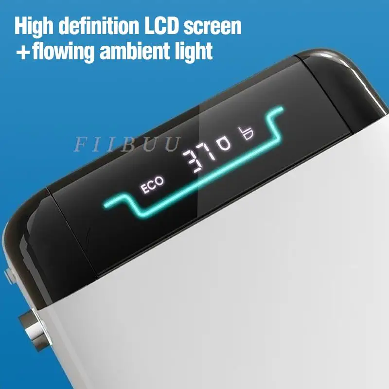 Elongated Bidet Smart Toilet Seat Cover Toilet Seat Lid Intelligent NightLight Seat Heating and Temperature Adjustment SoftClose