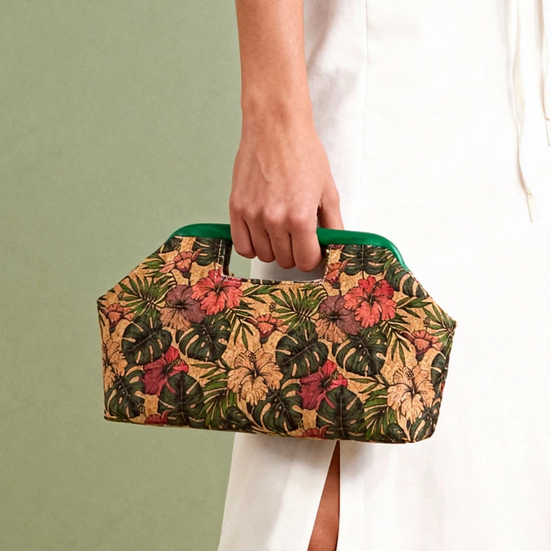 Top Handle Handbag,Woven Straw Clutch Bag,Maple Leaf Colorblock Hobo Purse, Women Summer Fashion Color Contrast Evening Wallet