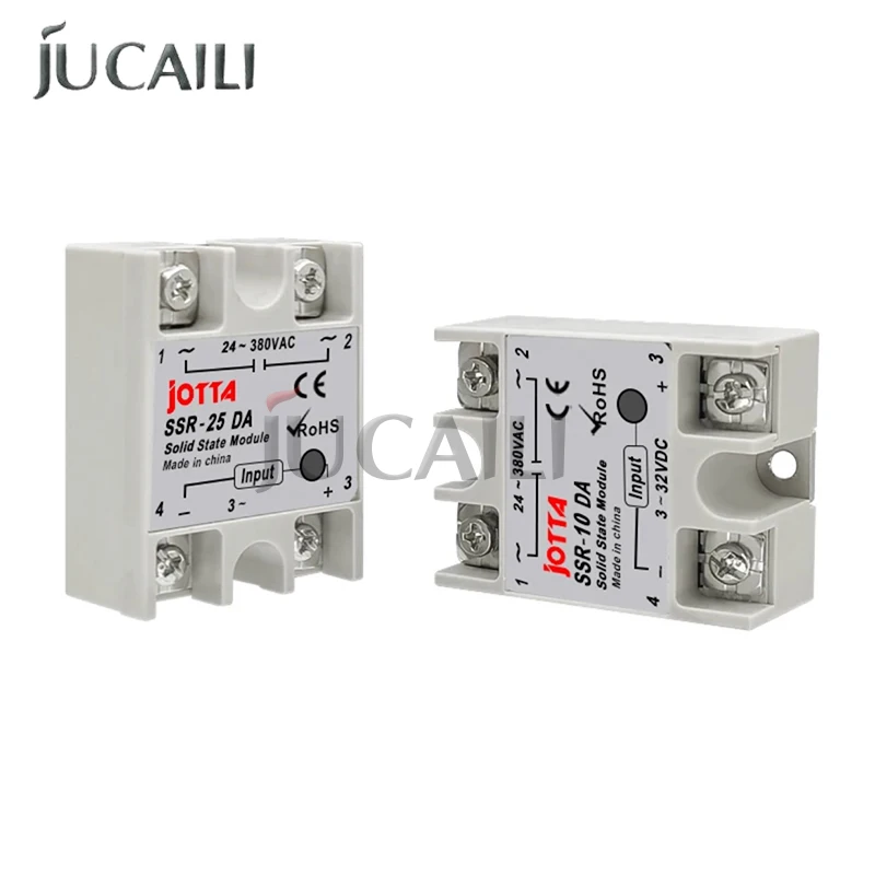 Solid State Relay Module SSR-10DA SSR-25DA SSR-30DA SSR-40DA 10A 25A 30A 40A 3-32V Input DC 24-380V AC Output High Quality