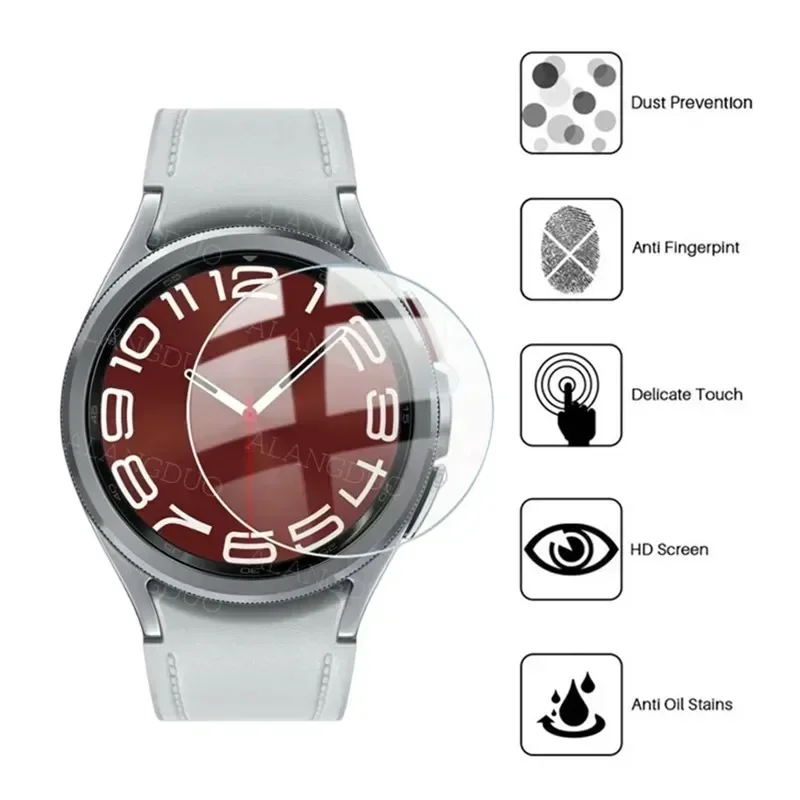 9H Tempered Glass for Samsung Galaxy Watch 4 5 6 7 40/44mm Classic 42/46mm Watch 3 41/45mm Anti Scrach Film HD Screen Protectors