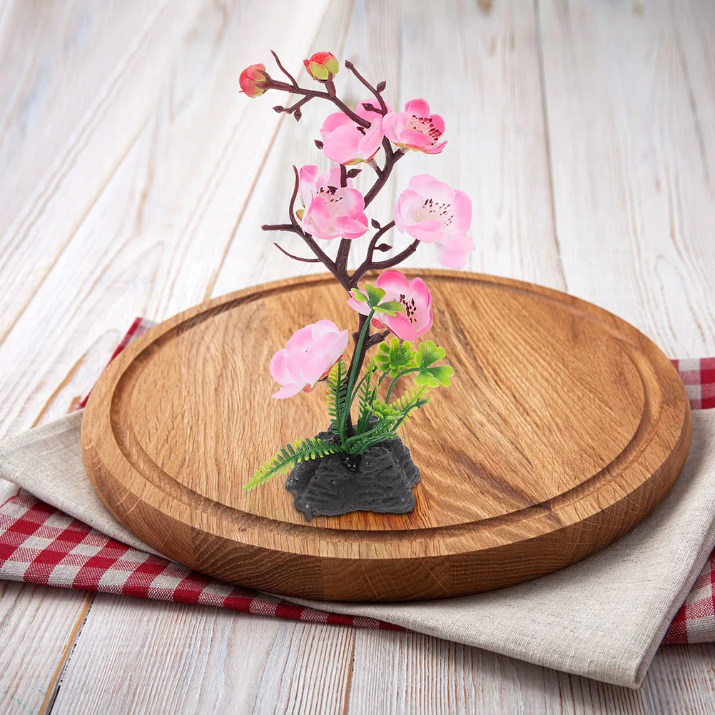 

3 Pcs Artificial Sushi Adornment Fake Flower Ornaments for Japanese Cold Dishes Decor Unique Creativity Realistic Modeling Dish