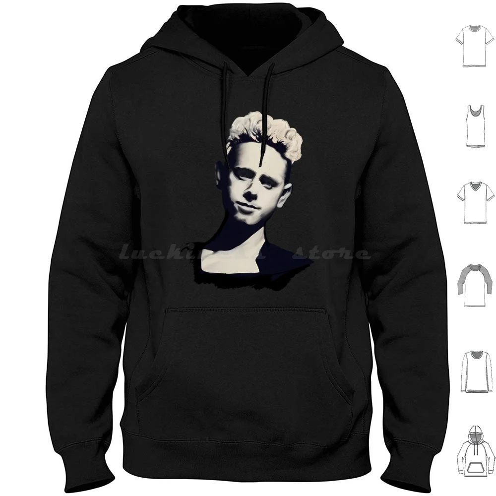 Mode Hoodie Cotton Long Sleeve Logo 2023 2024 Phone Enjoy The Silence Silence Violator Dm Synth Black 90s Celebration