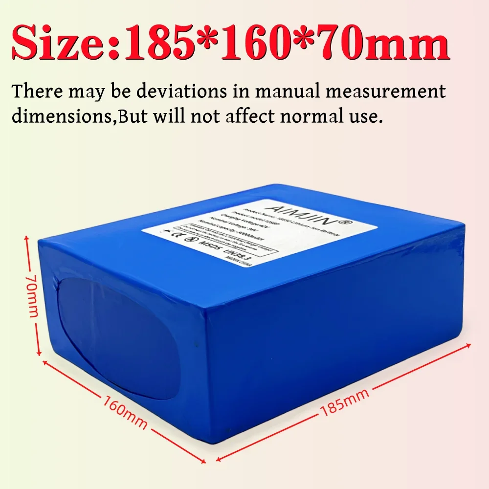 100% New High-capacity Battery 10S8P Lithium-ion Rechargeable Battery Pack 36V 30000mAh Suitable for Electric Scooter Battery