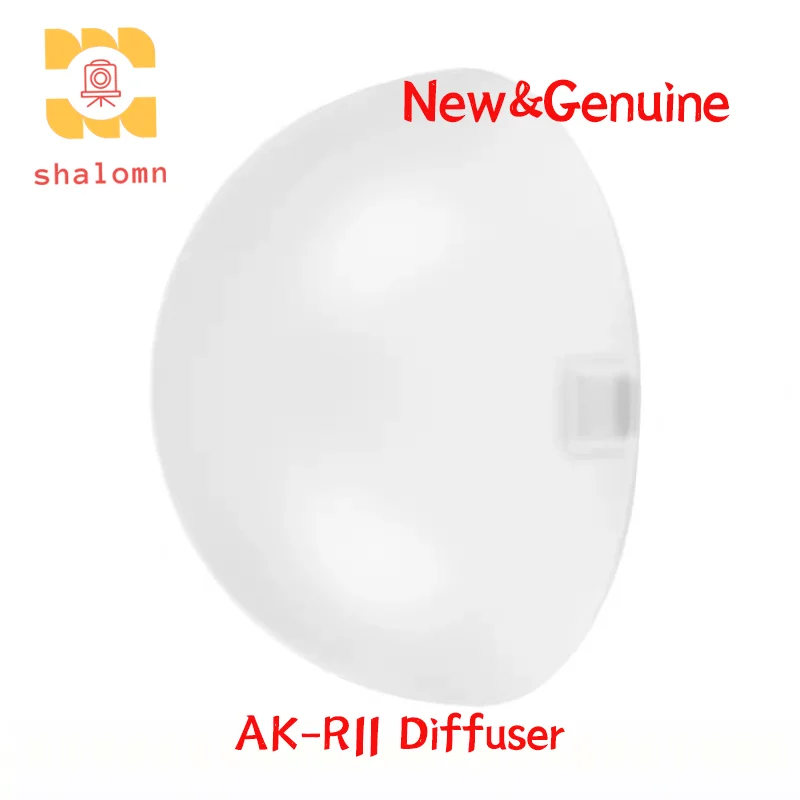 AK-R11 Halbrunder Blitzdiffusor mit S-R1-Adapterring für Godox V1 V1PRO AD100Pro V850 V860 TT685 TT600