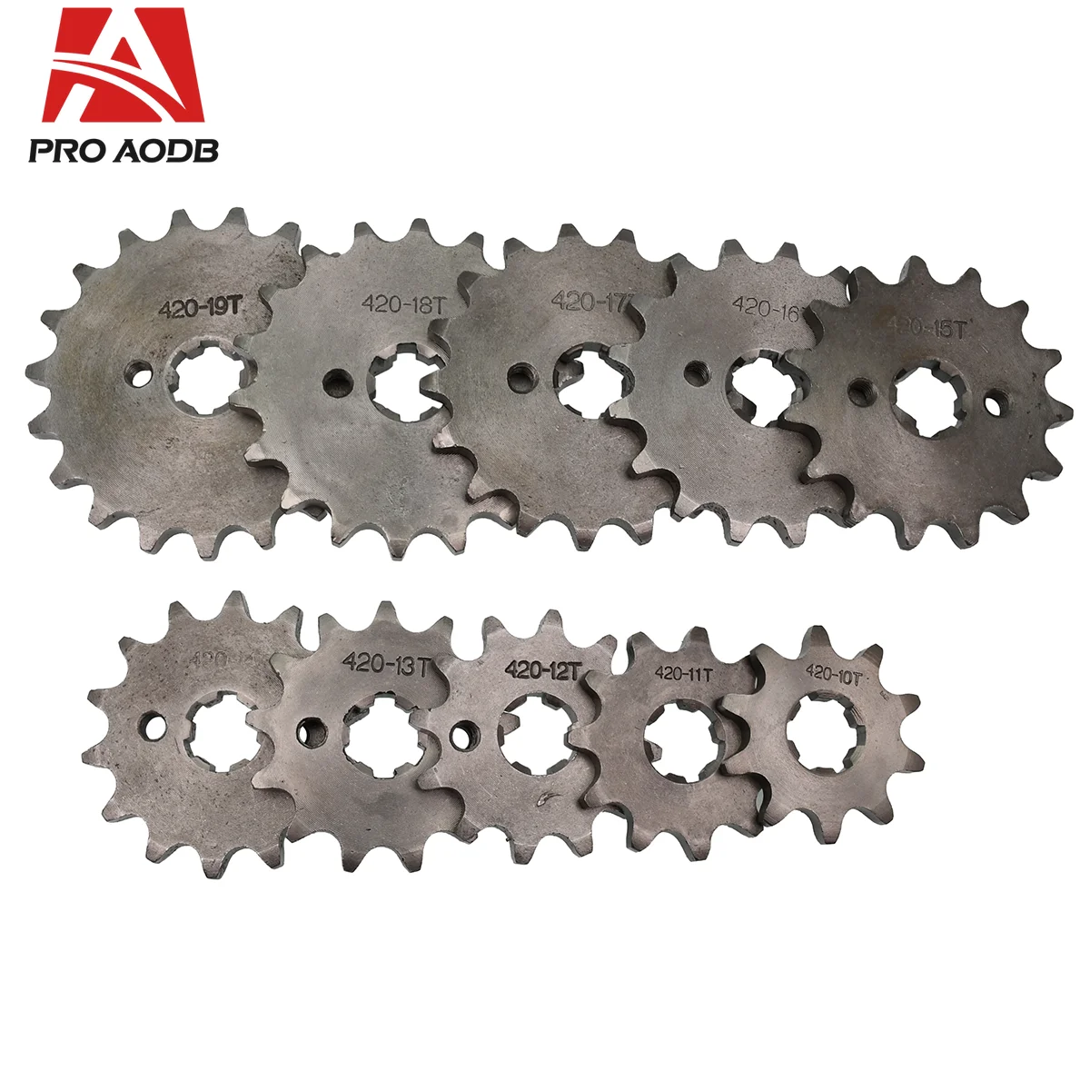 420# 17mm 10-19T Tooth Front Engine Sprocket For 50-160cc Orion Apollo Dirt Pit Bike Buggy Honda ZongShen Scooter Motorcycle