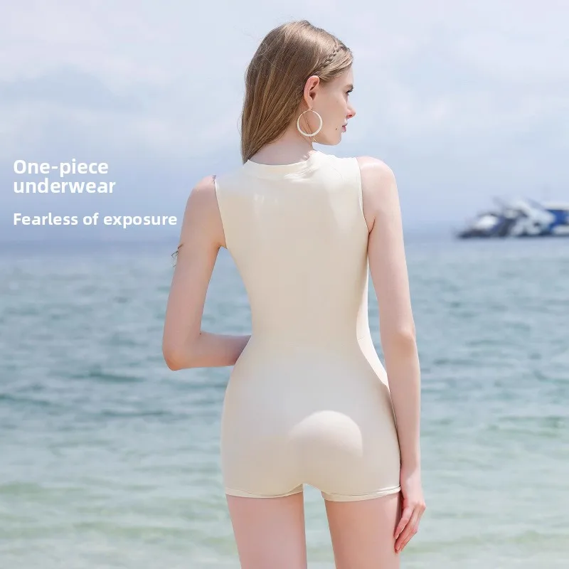 Disney Swimsuit Women's One-piece Flat Angle 2025 New Swimming Pool Conservative Swimwear Surf Suit