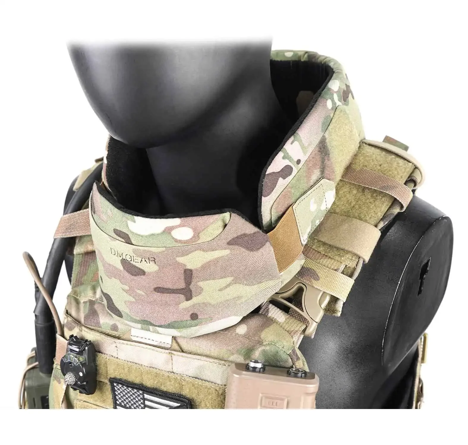 JPC FCSK 6094 Protector cuello universal para chaleco tactico Airsoft - imagen 4