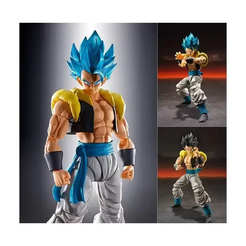 

Оригинальные фигурки в наличии BANDAI S.H. Фигурка Super Saiyan Бог, супер сайян Gogeta Dragon Ball Коллекционная аниме модель