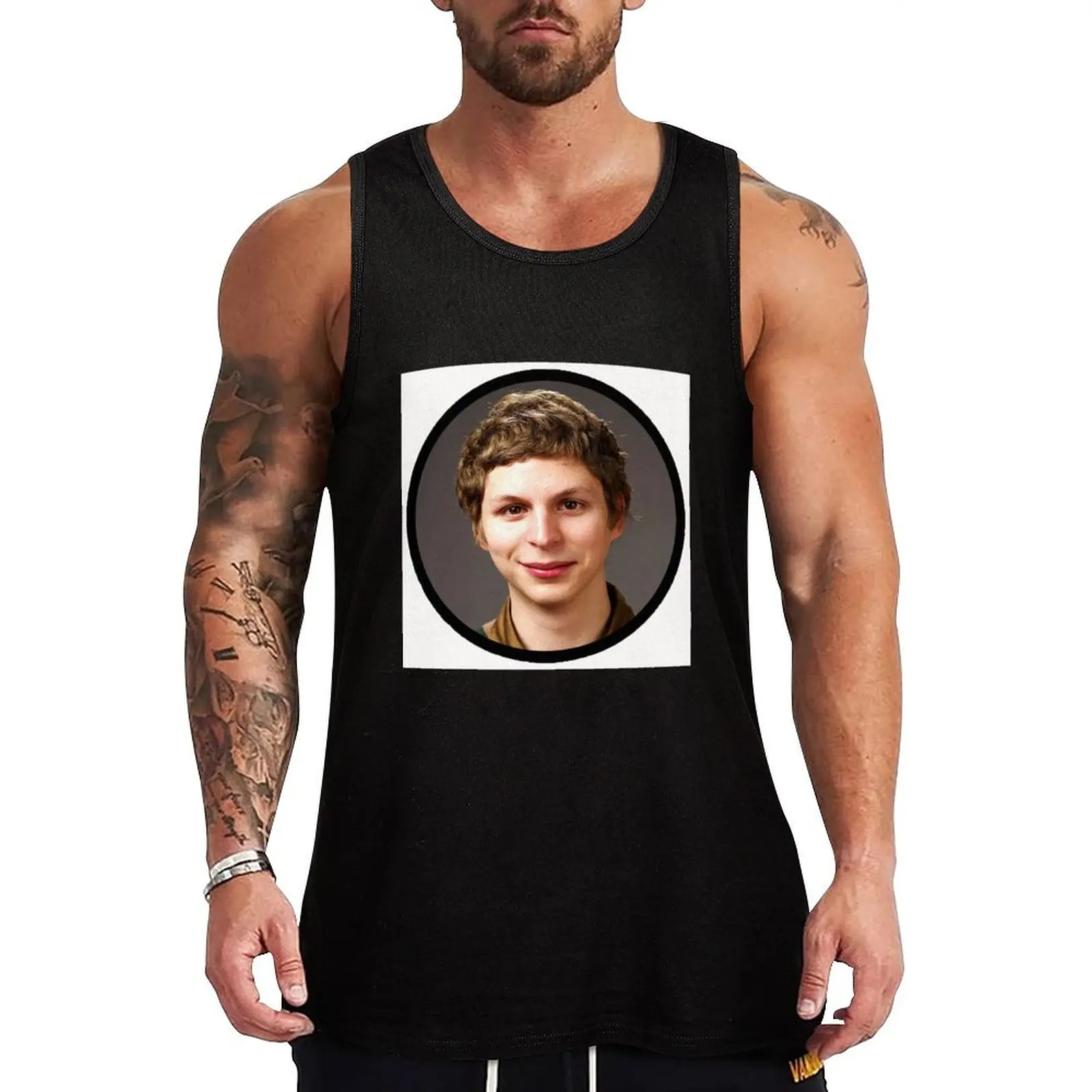 Michael Cera Tank Top mens clothing Men sleeveless tee new in tops & t-shirt