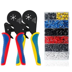 Tubular Terminal Crimping Tools Mini Electrical Pliers VXC9 16-6 ferrule Crimping Pliers 0.08-16mm² High Precision Clamp Sets