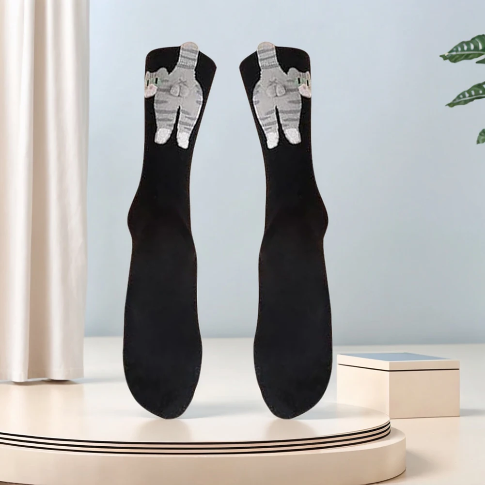 لطيف القط الجوارب مع كرات 1-5Pairs لطيف القط الجوارب للنساء الجدة مضحك الحيوان متعة طاقم القطط جورب للنساء القطط عشاق الهدايا