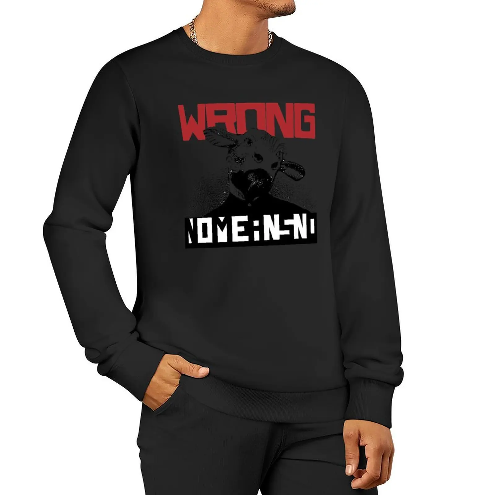 BEST SELLER - Wrong Nomeansno Merchandise Pullover Hoodie autumn clothes men clothing sweatshirt men