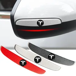 4pcs Car Door Edge Protector Stickers Anti Collision Guards Strip For Tesla Model 3 / Y 2022 2021 Center Console Containersr