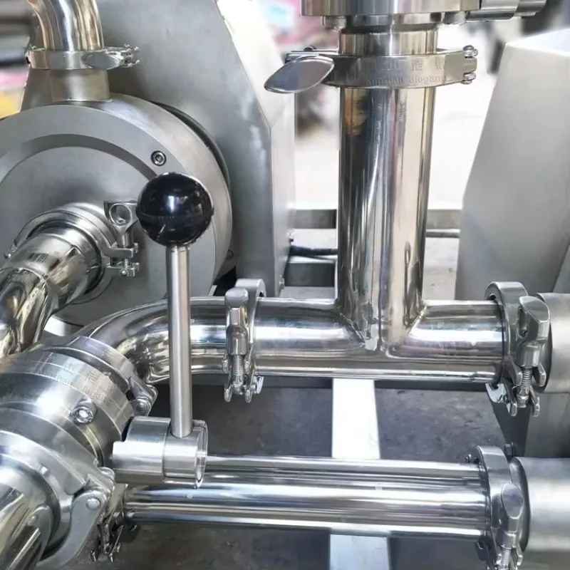 High Efficient Stainless Steel Work Top Flash Blend Stainless Powder Liquid Mixing System Machine