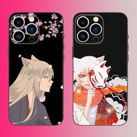K-Kamisama Hajimemashita Tomoe Phone Case For iPhone 16,15,14,13,12,11,Pro,Max,Plus,Mini,X,XS,XR,8,7,6,S,SE Soft Black Case