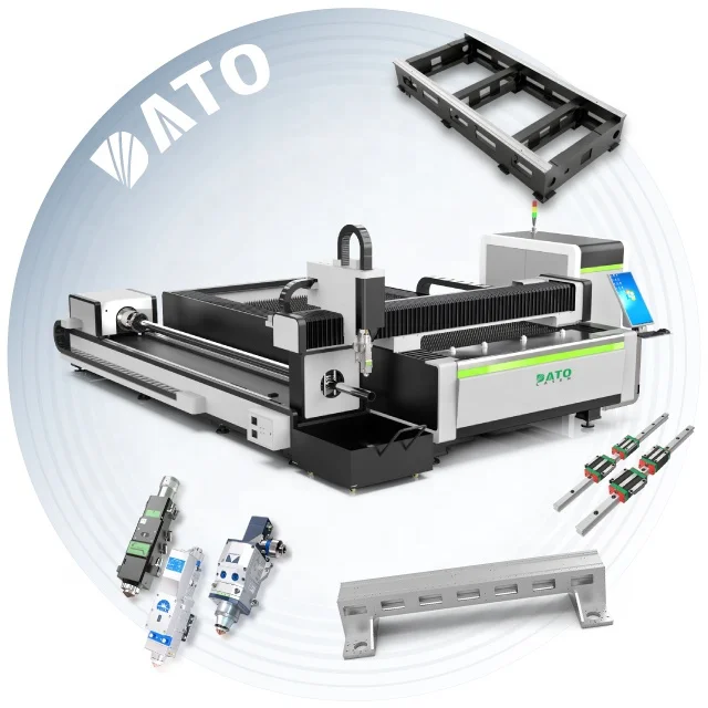 

4020 6000W CNC Fiber Laser Metal Sheet Lazer Cutting Machine Laser Power High Efficient Metal Sheet and Tube Laser Cutter