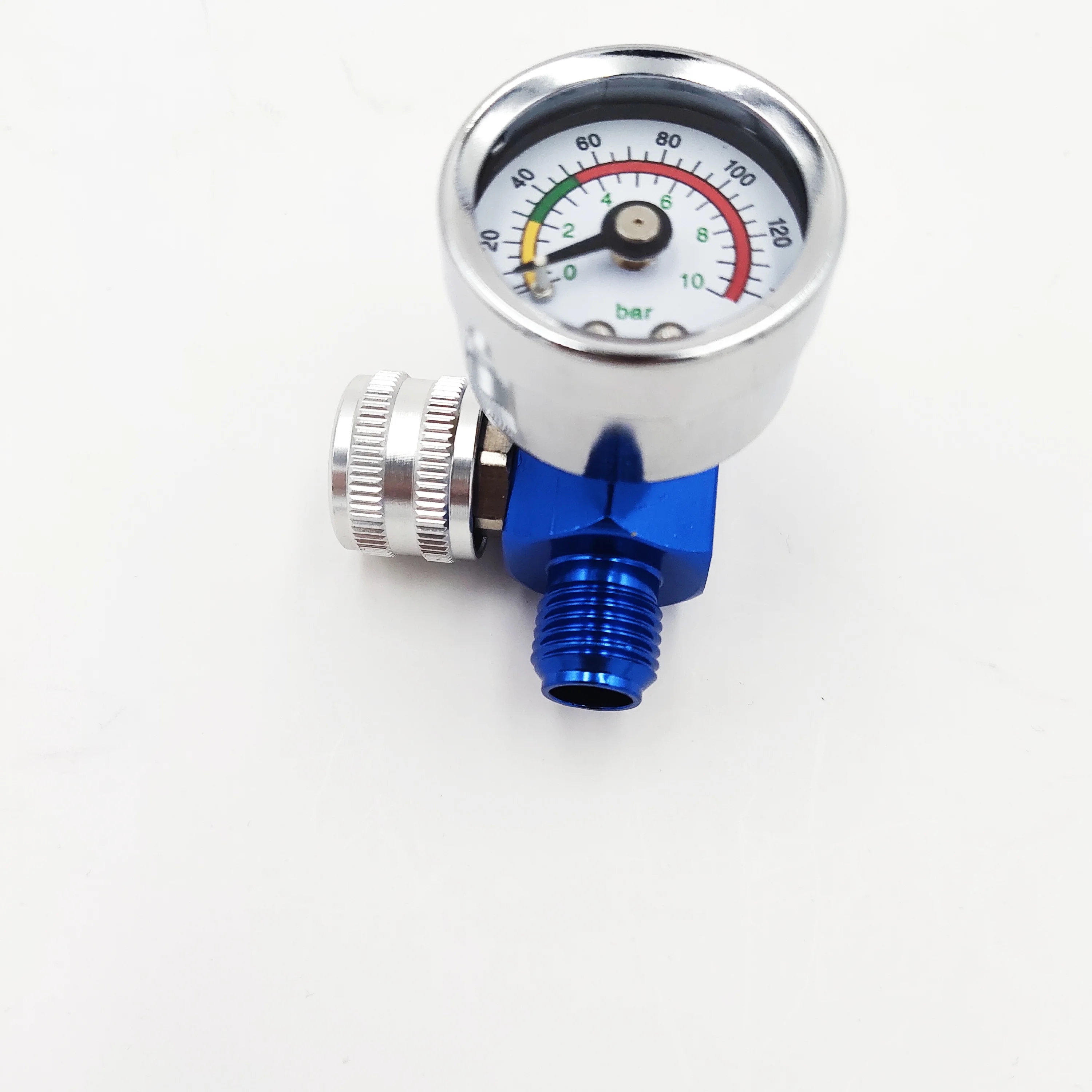 Spray Gun Pressure Regulator Gauge G1/4in Thread Spray Paint Gun Air Regulating Adjusting Valve Gauge