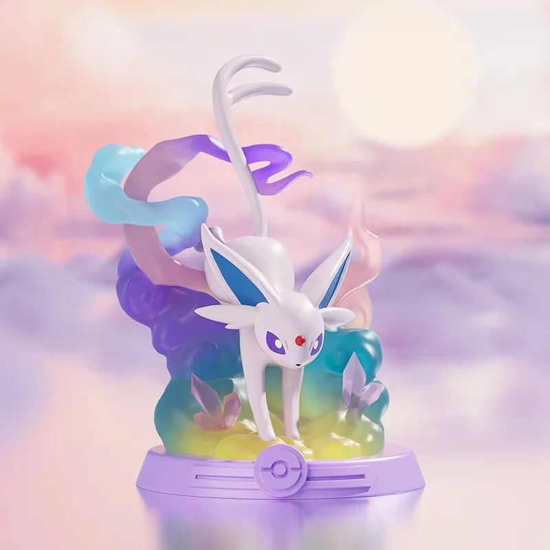 Eevee Sylveston Umbreon Adventure 9 sacs boîte aveugle monstre poupée d'action en PVC jouet Surprise Collection cadeau pour les Fans