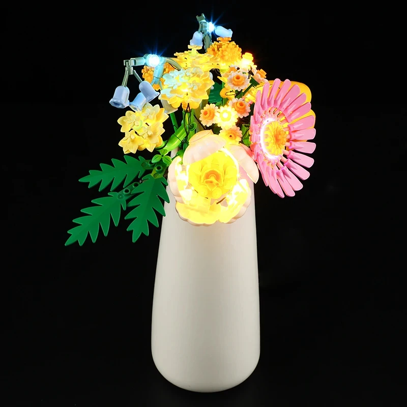 ชุดไฟ LED DIY สำหรับ LEGO 10347 ชุดดอกไม้ซันนี่ขนาดเล็ก (เฉพาะไฟ LED เท่านั้น ไม่รวมตัวต่อ)