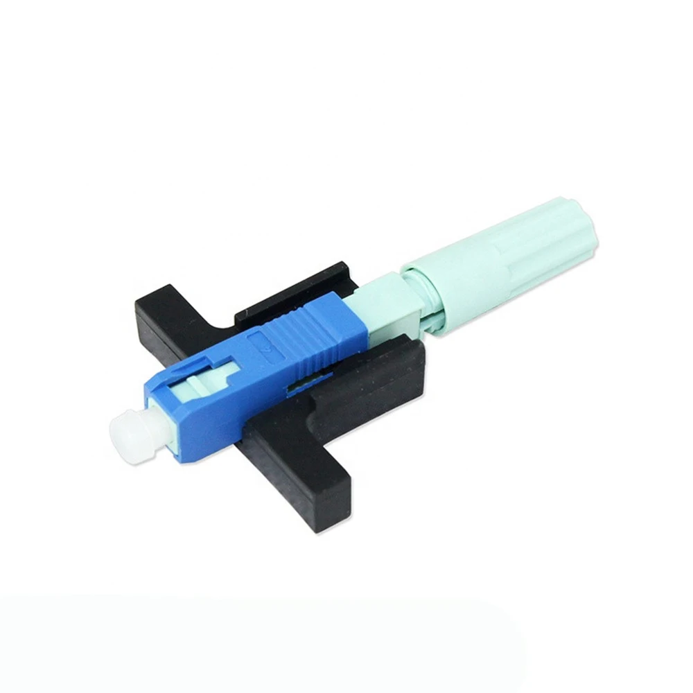 New SC APC UPC Fiber Optic Connector 58mm FTTH  Optical Fast Connector Single-Mode  Fiber Quick Connector