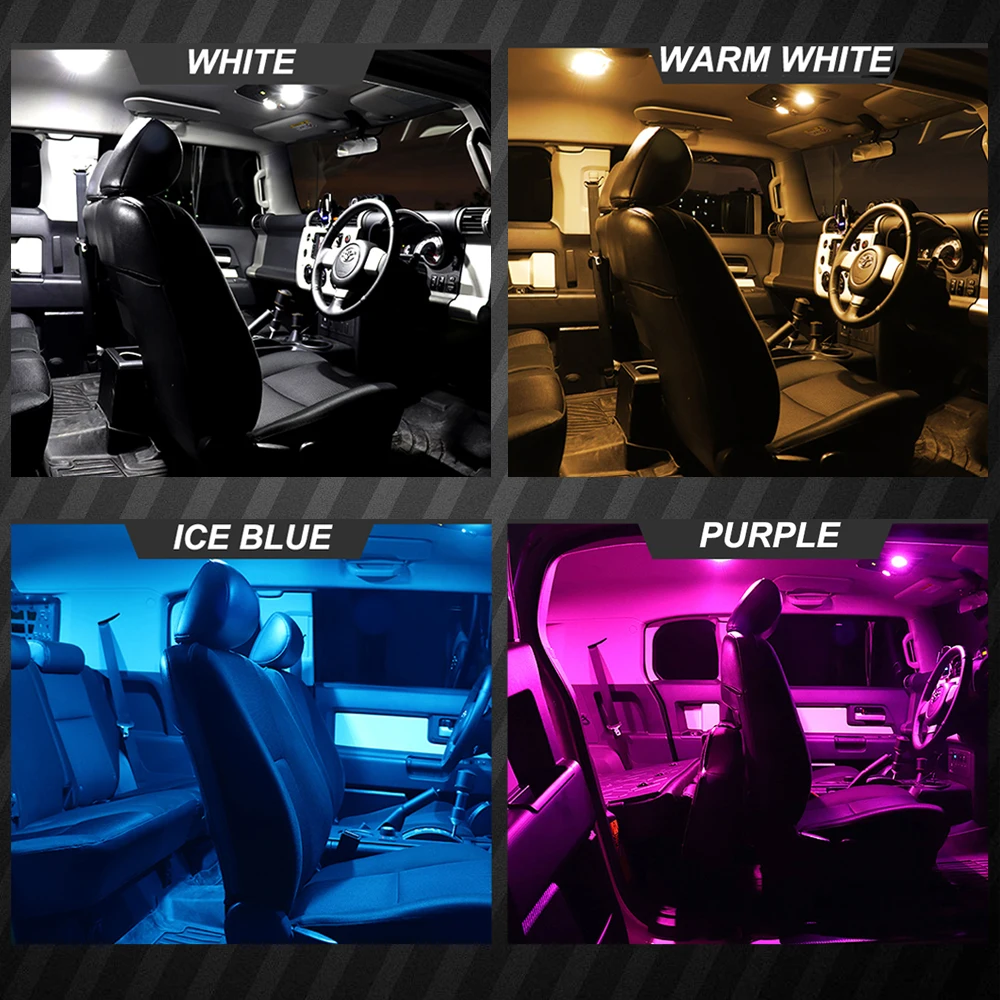 BMTxms 9PCS Canbus For Toyota Camry XV70 2018 2019 2020 2021 Car LED Interior Light Bulb Kit Vehicle Lamp Accessories