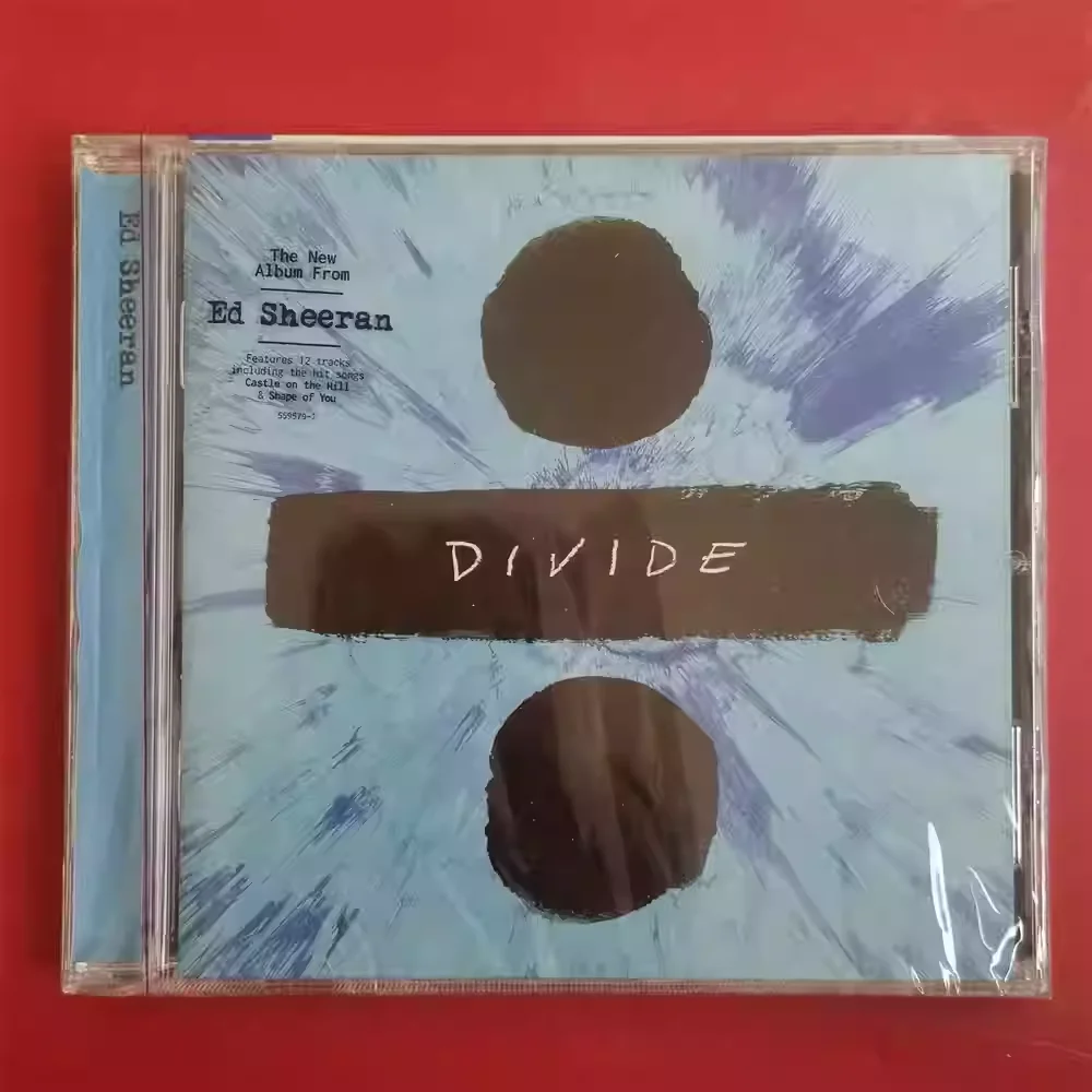 

Classic Pop Album Ed Sheeran Music CD ÷ (Divide) Music Record Cosplay Walkman Car Soundtracks Box Gifts Party Music Collection