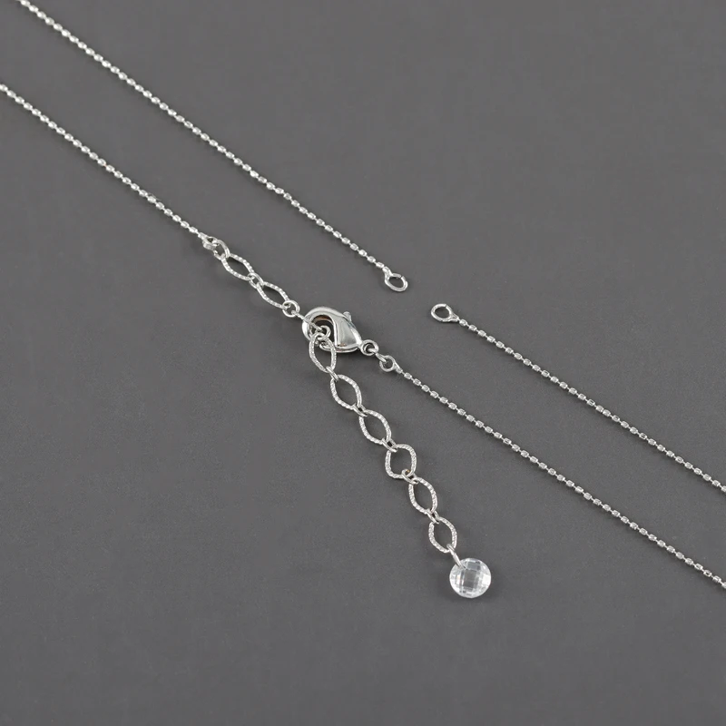 assoonas, M1111, DIY-Kette mit Karabinerverschlüssen, 18k Gold rhodiniert, Kupfer, REACH-konform, nickelfrei, Halskette für Frauen, 1 Stück/Lot – Detail 2