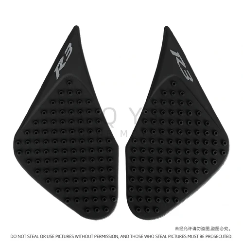 Protector de almohadilla de depósito antideslizante para motocicleta, pegatinas laterales de Gas para rodilla, almohadillas de tracción, calcomanías para Yamaha R3 YZF-R3 2015 2016 2017, nuevo
