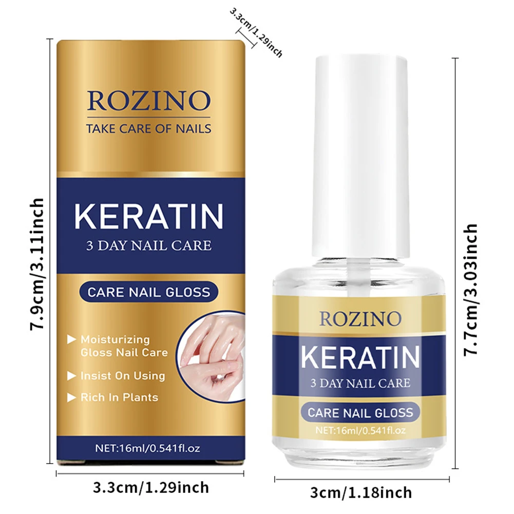 Keratins 3 Day Growth Nail Treatmens Strengthener Fix Renew Damage Fungals Toenail Serum For Finger Toe Nail