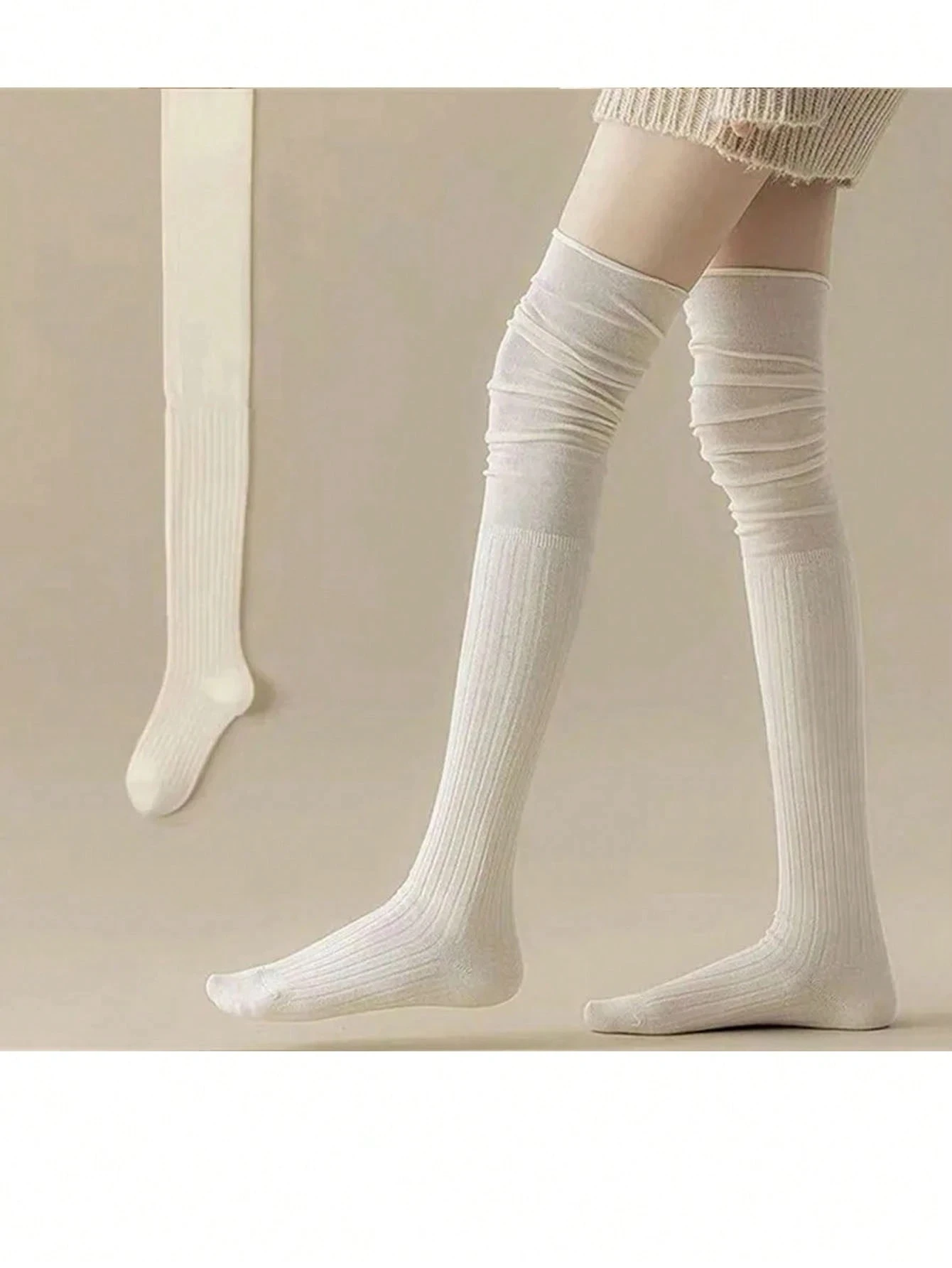 1/4 Pairs مطوي منتصف طول الجوارب النسائية موضة لوليتا فقاعة الجوارب الراحة غير بيلينغ الخريف تنوعا فتاة الفيل الجوارب #5