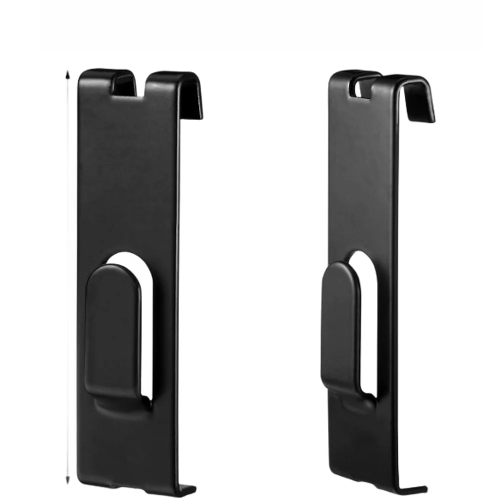 25 Pack Iron Double Hook Grid Wall Hangers for Grid Panels and Display Walls Black White Plating 9 x 2.5 x 0.2 cm Dimensions