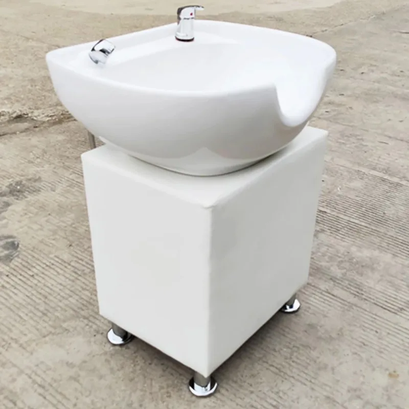Luxury Washing Hair Shampoo Chair Adjust Massage Professional Salon Shampoo Bed Mobile Sink Chaises De Shampooing Furniture - Image 4