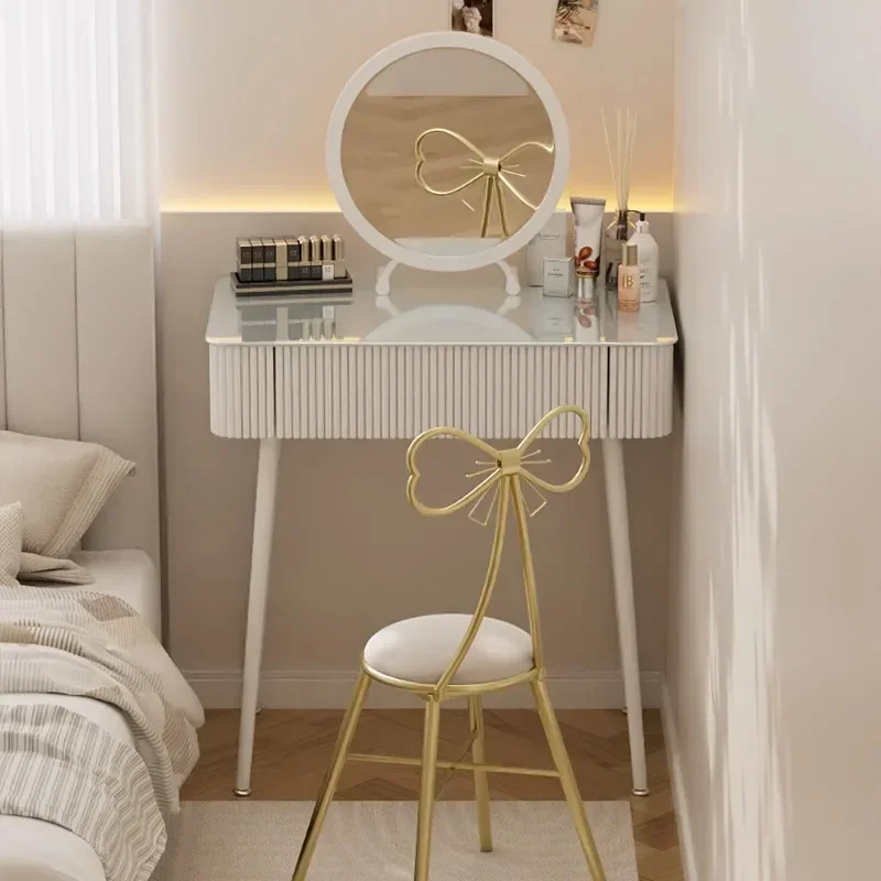 Jewelry Nail Vanity Table Modern Storage Bedroom Makeup Drawers Dressing Table Computer Comoda Pra Quarto Lounge Suite Furniture