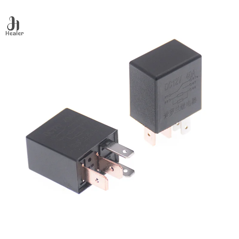 1pc Car Relay DC 12V 40A Rated Current 1NO 1NC SPDT 4/5 Pins Car Automotive Alarm Relay 40 Amp Wholesale Dropshipping