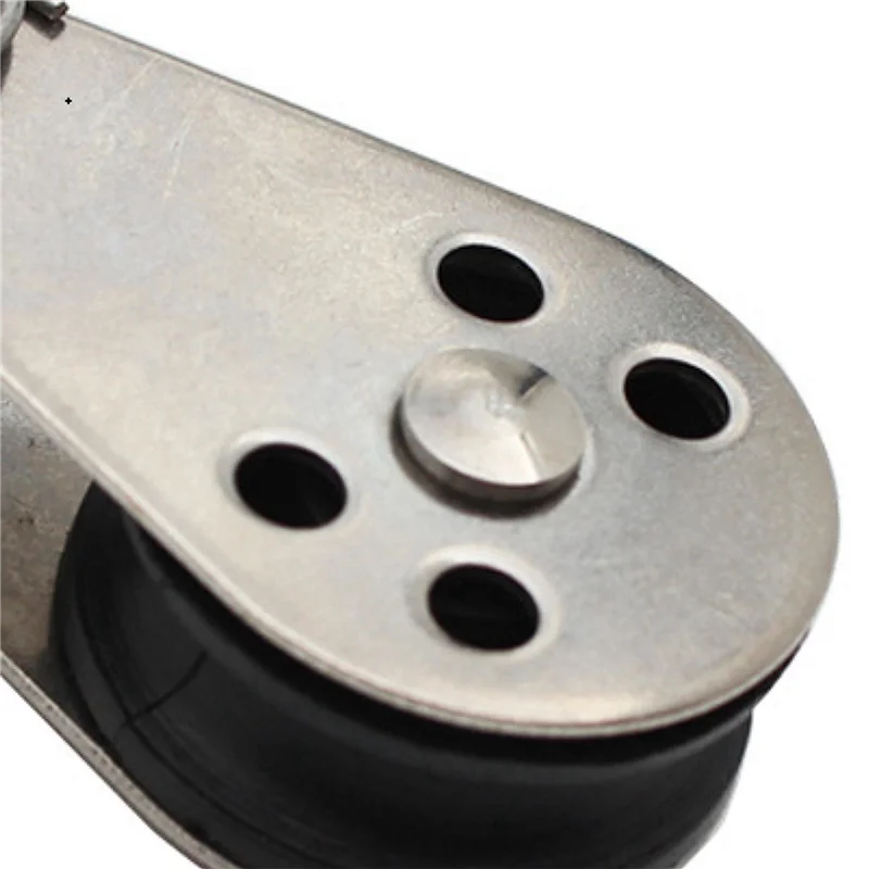 AT21-20 Pieces Of Stainless Steel Pulley Nylon Pulley Sailing Yacht Ship Pulley Nylon Rope Pulley Rocking Pulley