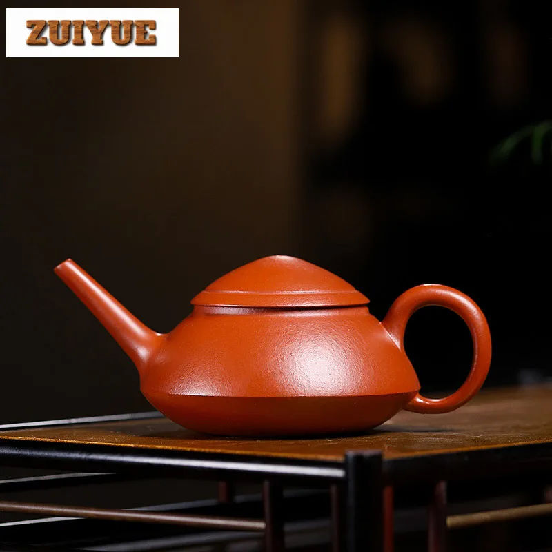 150ml Yixing Purple Clay Teapots Handmade Old Fisherman Pot Raw Ore Dahongpao Mud Tea Maker Kettle With Filter Zisha Teaset Gift