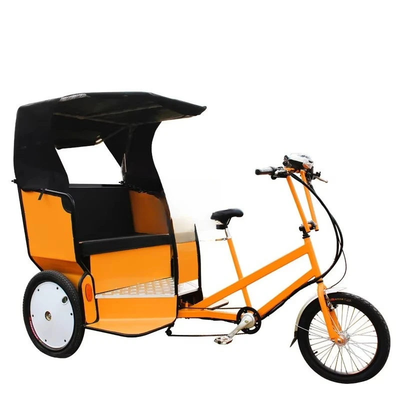 Oem Customized Electric Pedicab Rickshaw Three Wheels Cargo Bike Trike Adult Passenger Tricycle
