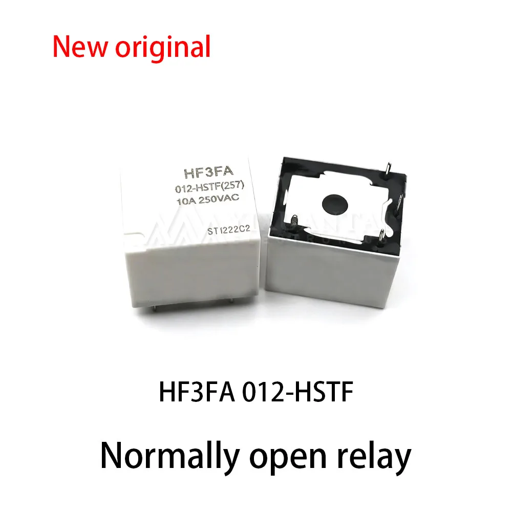 (5pcs~10pcs) 100% New relay HF3FA 012-HSTF Normally open 12V 10A relay module 12VDC 4-pin