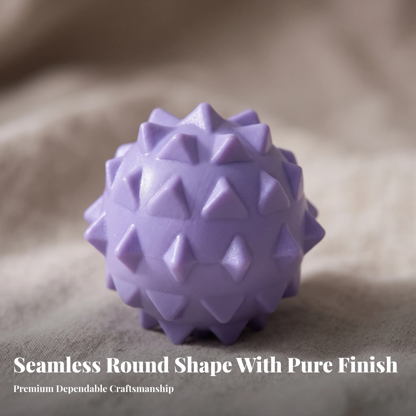 Spiky Massage Ball Handheld Studded Fascia Ball Massager Textured Easy-to-Wash for Athletes, Muscle Recovery, Stretching