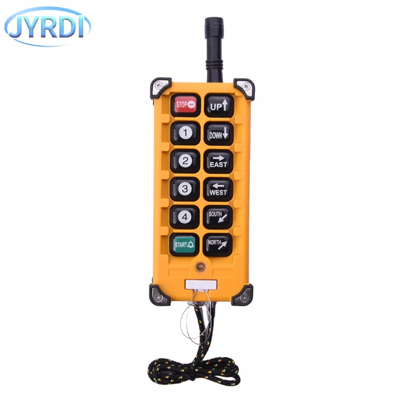 F23-BB 10 buttons 315Mhz Industrial Wireless Radio Crane Remote Control switches Hoist overhead bridge Crane lift control