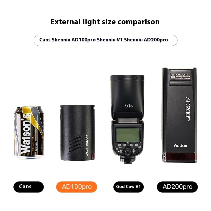 Godox AD100Pro TTL 100Ws Outdoor Flash Speedlight 2.4G Wireless X AD100 PRO Pocket Flash For Sony Nikon Canon Fujifilm PK AD200