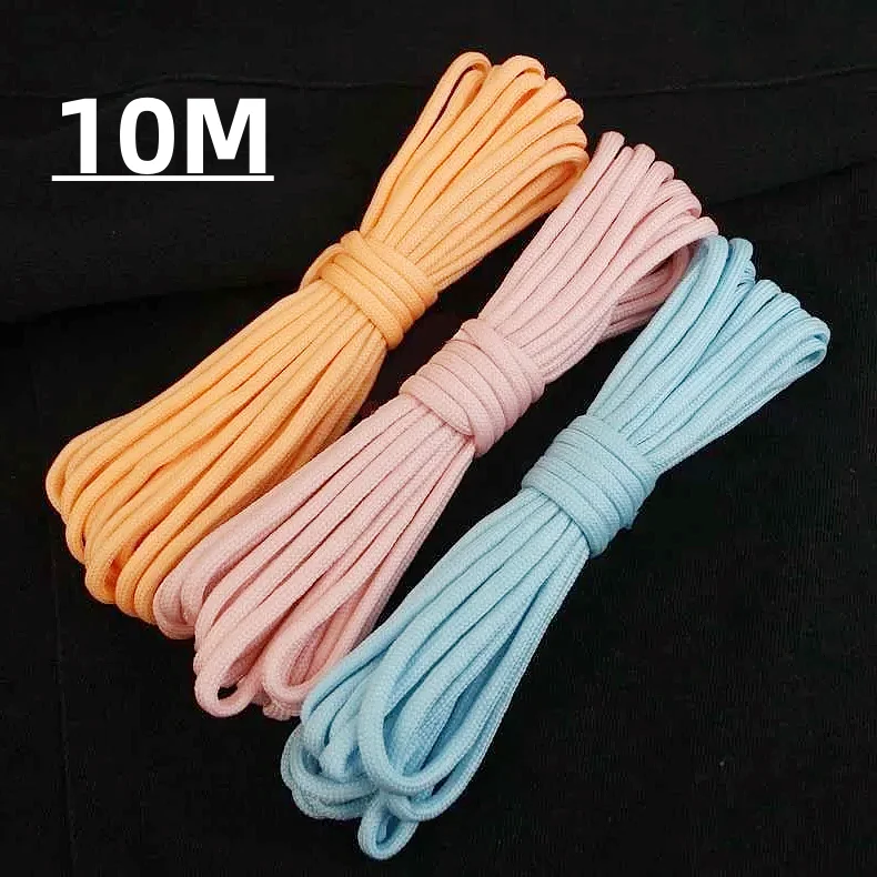 Glow In The Dark Luminous Rope 9 Strands 4mm Paracord Nylon 550 Tent Cord Outdoor Parachute Lanyard Camping Survival EDC