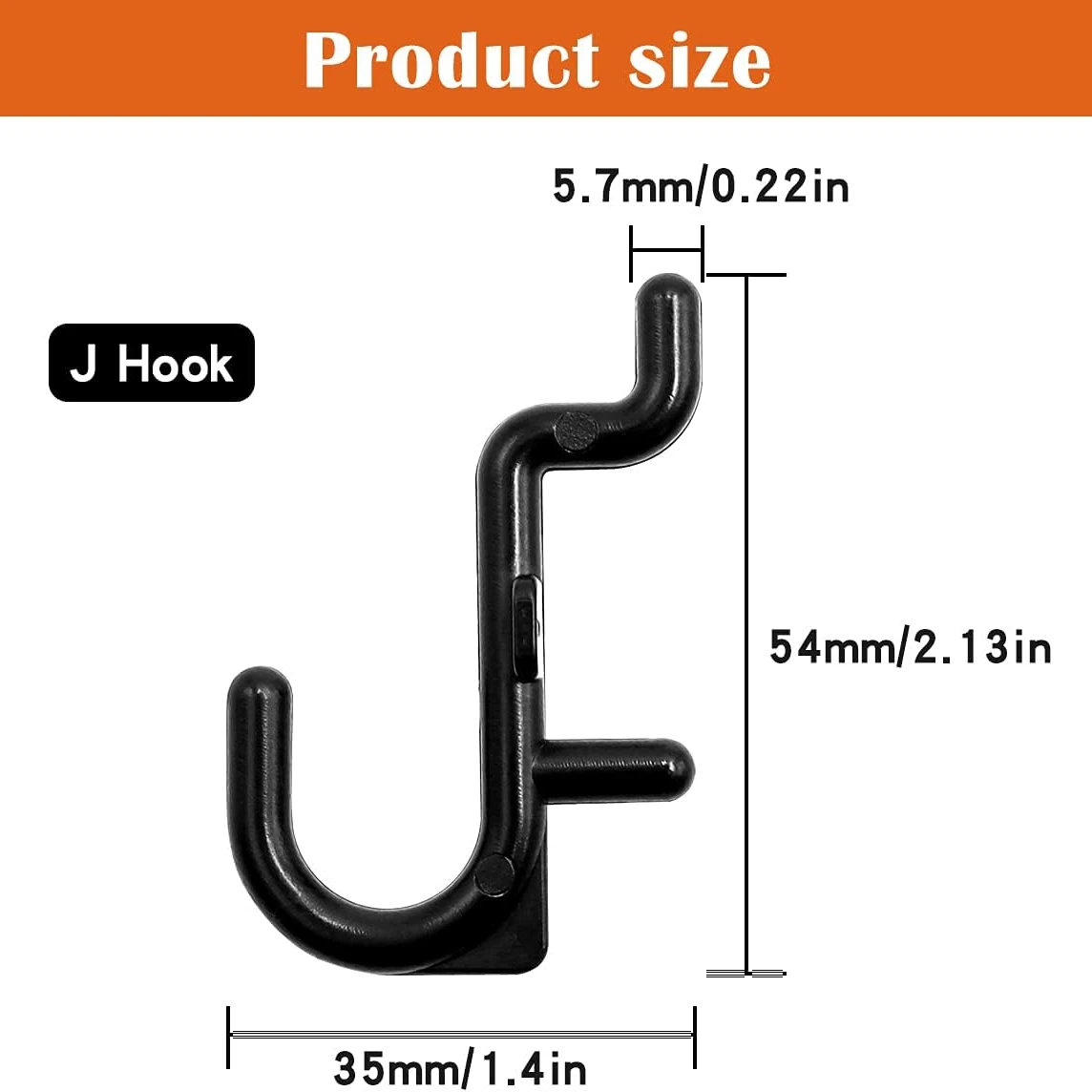 Hook plate with a lock, black accessories for the hook plate, suitable for the accessory set of the modular tool storage box