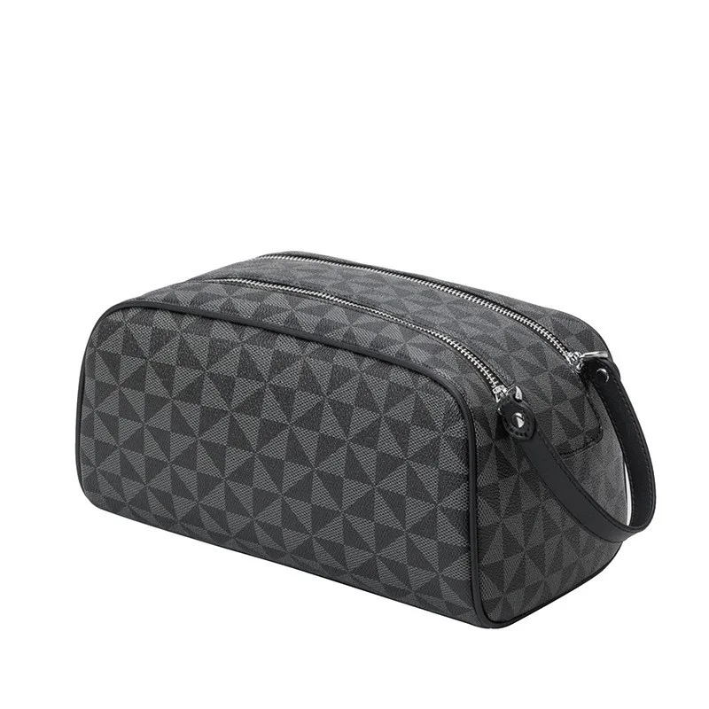 

Large Capacity Double Pull Ladies Cosmetic Bag New Multi-functional Holding Bag Hand Carry Ladies Bag