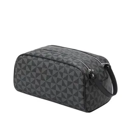 Large Capacity Double Pull Ladies Cosmetic Bag New Multi-functional Holding Bag Hand Carry Ladies Bag