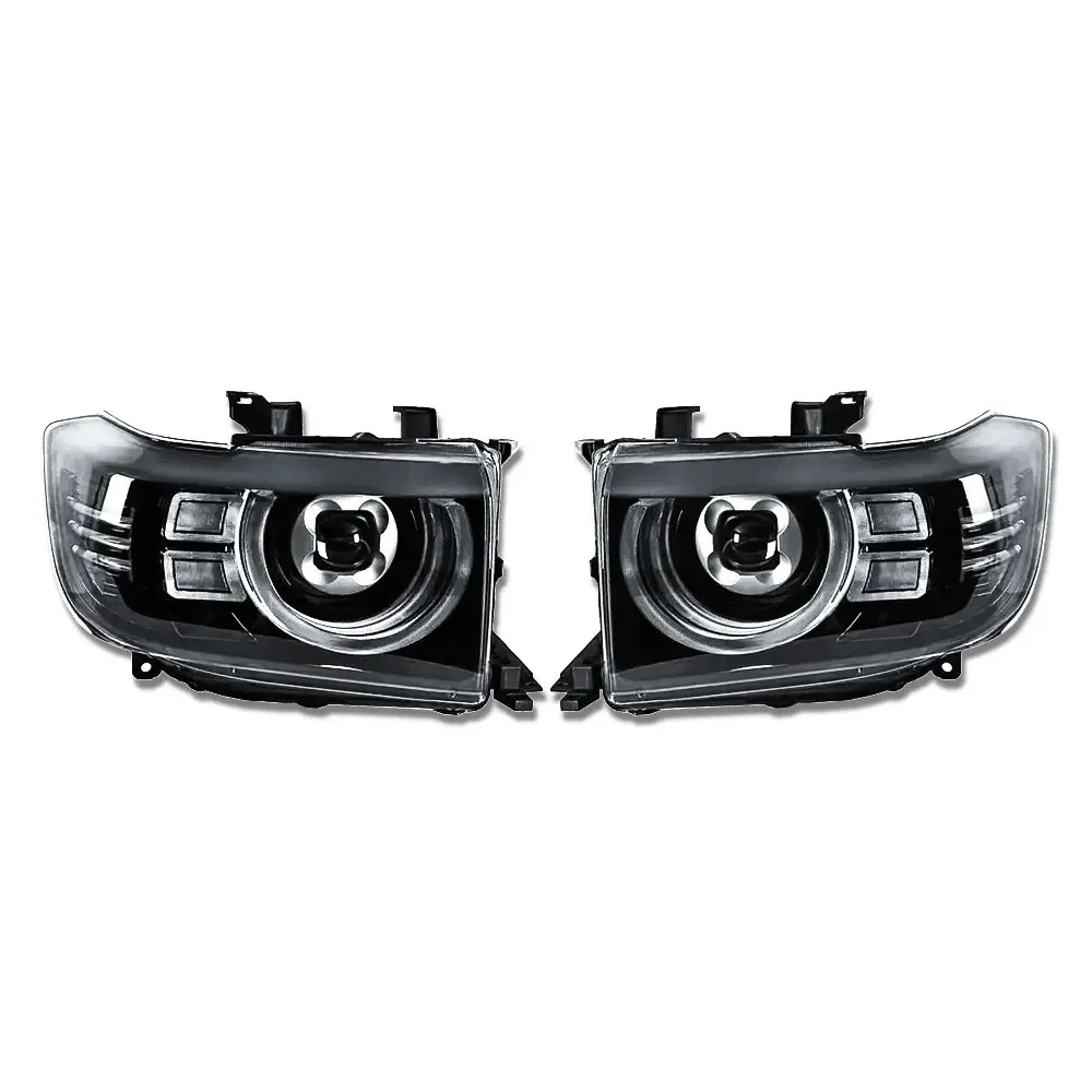 New All Black Front Light Upgrade Gr Style Led Headlight For Land Cruiser 70 79 75 Series Fj70 Lc79 Fj79 2007 2016