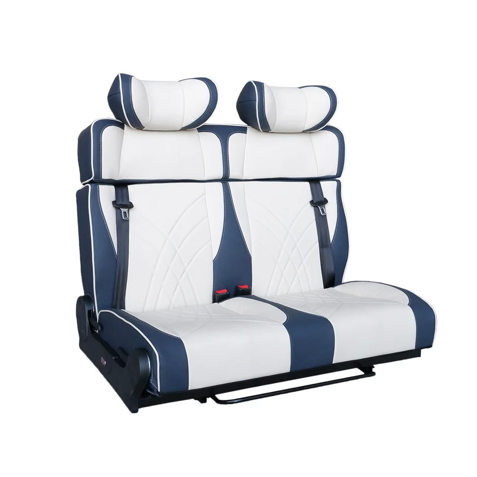 

Business-Style Folding RV Seat Converts to Flat Bed Interior Leather Modification for Transit Camper Vans & Motorhomes