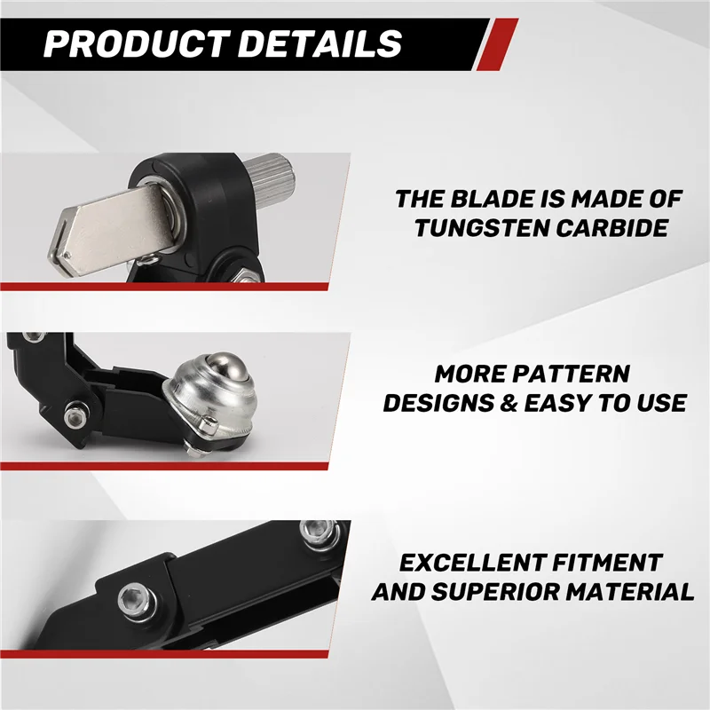 A11E-Arc Glass Bottle Cutter DIY Tool Portable Quick Glass Cutting Kit,Square & Round Bottle Cutting Machine With Accessories