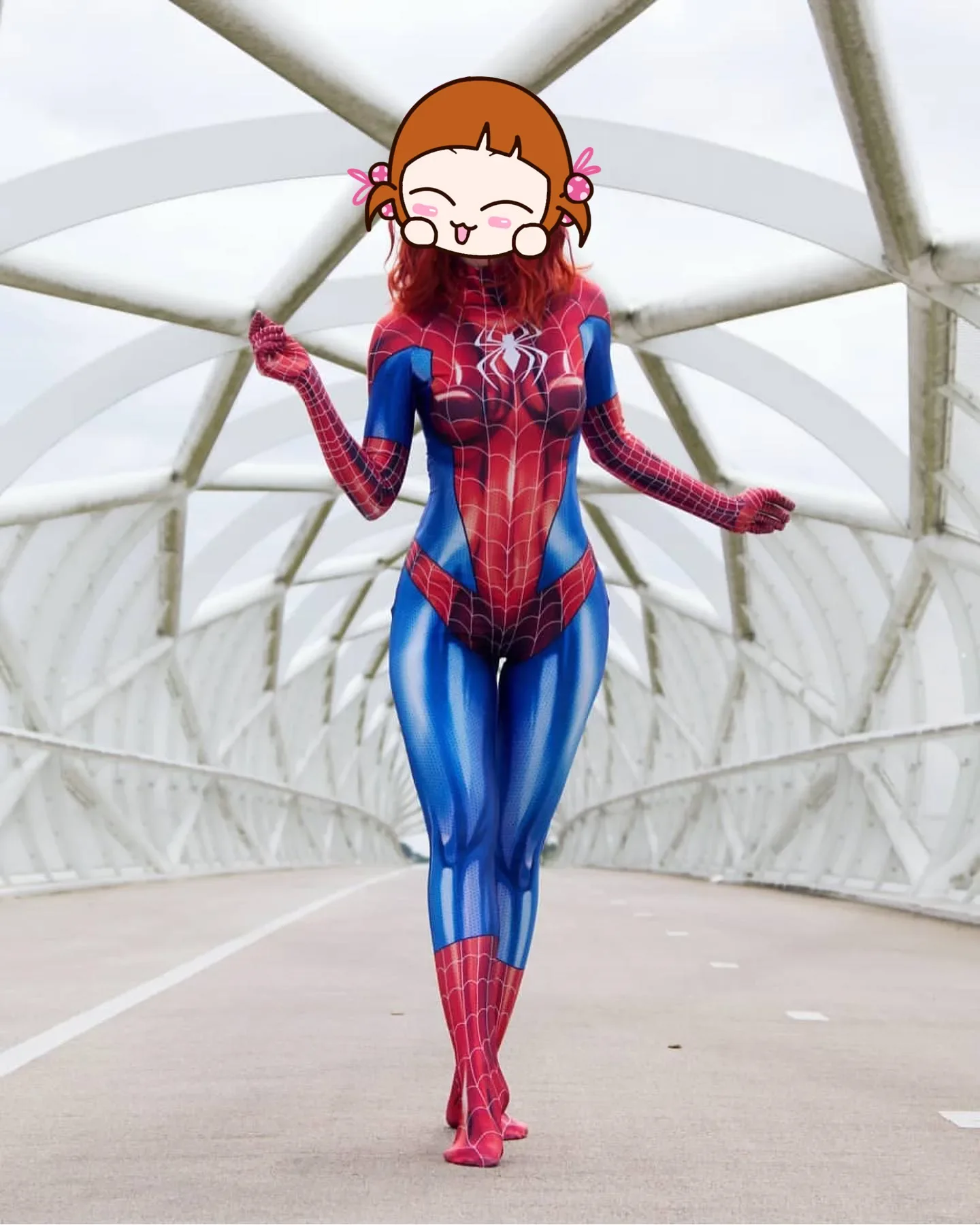 Disfraz de Halloween para adultos y niños, traje de Cosplay de Spiderman MJ para mujer, Body de Mary Jane, Nancy, niñas Zentai, monos de fiesta