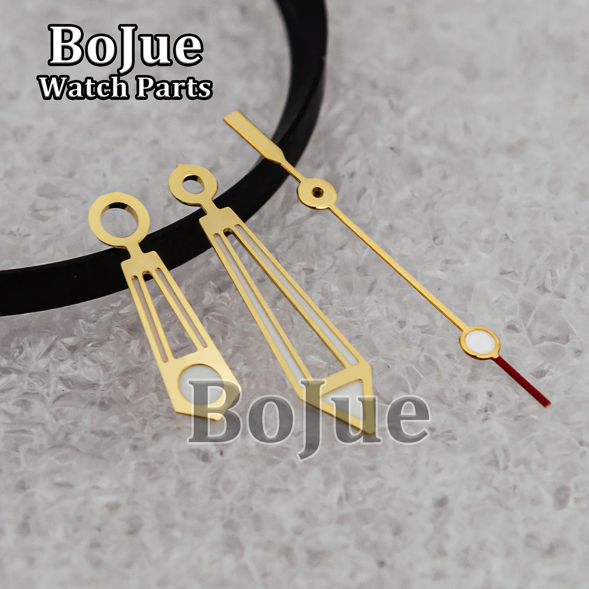 For Seamaster 300 Green Luminescent Watch Hands Needles Pointers for NH35 Automatic Movement Seiko Mod Watches Replacements